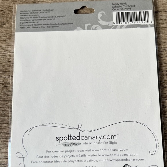 Studio 112 Family Dimensional Board Stickers Sparkle Scrapbooking Crafts NWT - Picture 4 of 5